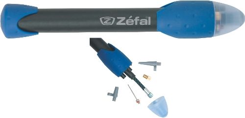 Pompe multisports – Zefal Max – Flexible Schrader + adaptateur Presta – Accessoires intégrés – 4 bar