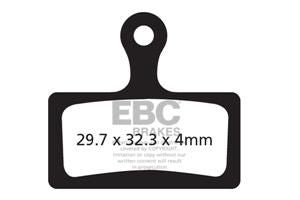 Plaquettes de frein vélo Shimano XTR 2011 (M985) – Modèle EBC CFA614 – Puissance et précision haut de gamme