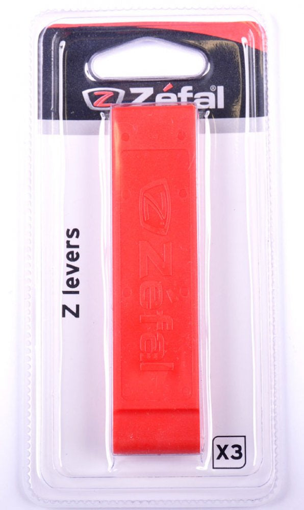 Photo de Demonte Pneu Zefal Rouge Plast Blister (x3) - 1990a par ZEFAL