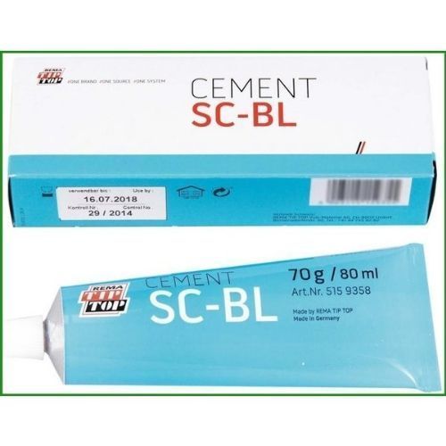 Photo de Special Cement Bleu 70g / 80ml Sans CFC TIP TOP – Colle Vulcanisante Écologique pour Réparation de Pneus par REMA TIPTOP