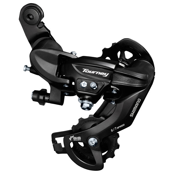 Dérailleur Arrière Shimano Tourney TY300 – VTT 6/7 Vitesses – Chape Longue – Montage Direct