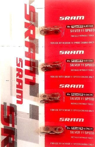 Photo de POWER LOCK SRAM ATTACHE RAPIDE 11V SILVER (Blister de 4) par SRAM