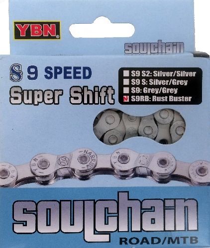 Photo de Chaîne vélo Yaban 9 vitesses – 116 maillons – Traitement anti-rouille – Transmission durable et protégée par SELECTION LOUDET