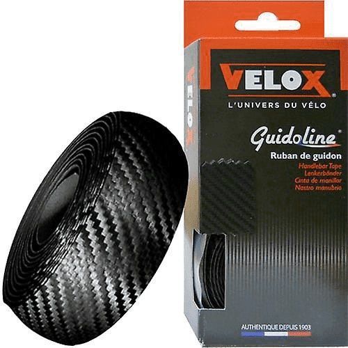 Photo de Ruban de guidon Guidoline Teckno Carbon – Noir effet carbone par VELOX