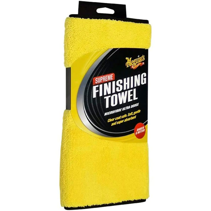 Meguiar's Microfibre de Finition Ultra-Douce – 1050 g/m², sans trace ni rayure, multi-usages