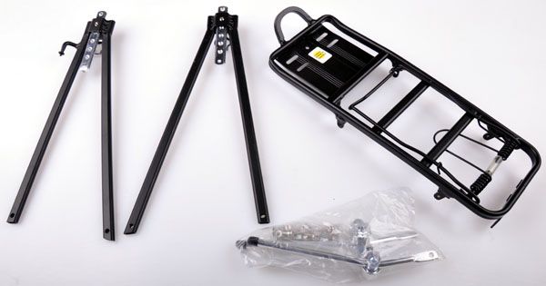 Porte-Bagages Arrière Vélo Réglable – Aluminium – 24" à 28" – Charge Maxi 25 kg