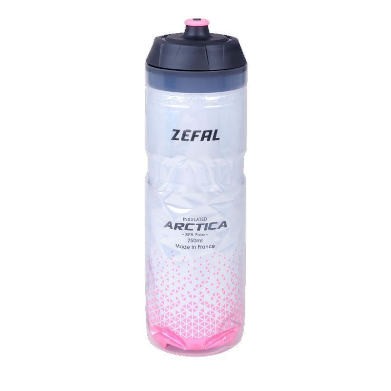 idon Isotherme Zefal Arctica 750ml – Silver/Pink, 2h30 de Fraîcheur