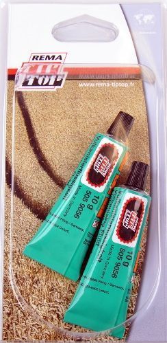 Blister 2 Tubes de Colle Vulcanisante 10g TIP TOP – Réparation Rapide Pneus et Chambres à Air
