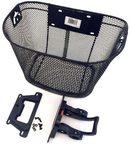 Panier Avant Vélo à Clip – Fixation Guidon 22,2 et 25,4 mm – Amovible et Pratique