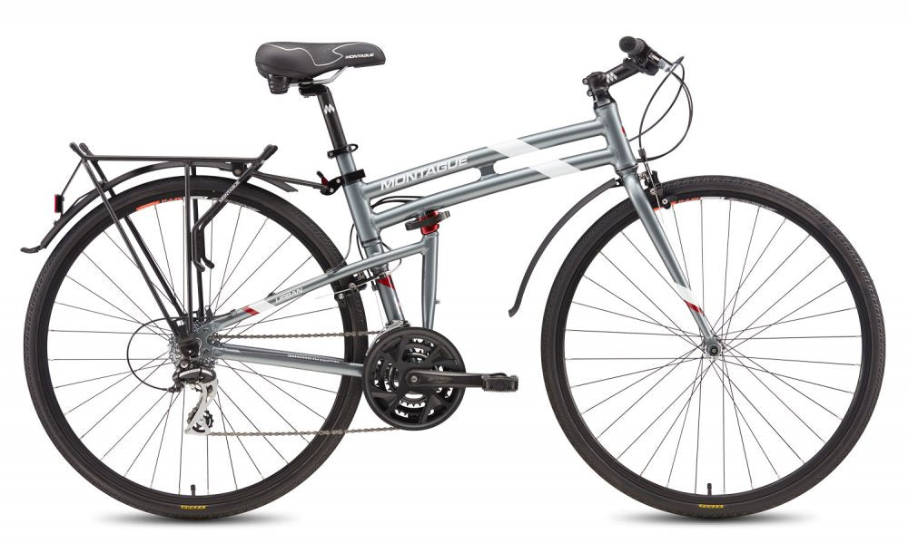 Vélo pliant Montague Urban 19" Argent – Roues 700C, 21 Vitesses