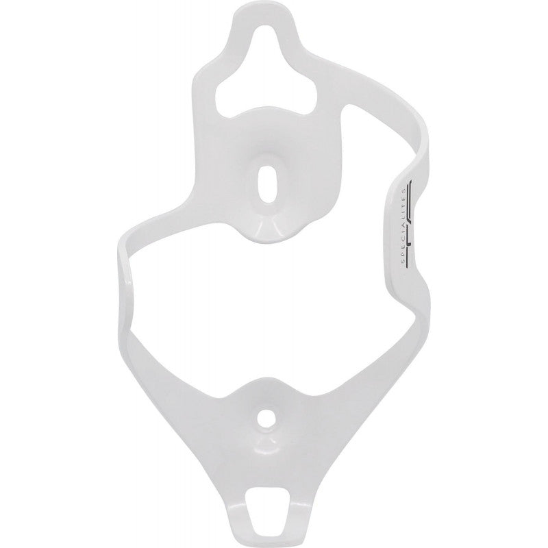 Photo de Porte-bidon Sin SLR Asymétrique gauche – Blanc – SPECIALITÉS TA – Accès latéral pour vélo compact par SPECIALITES TA