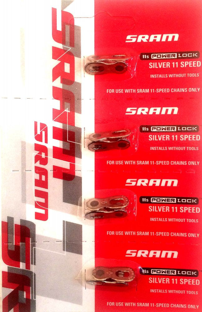 Photo de POWER LOCK SRAM ATTACHE RAPIDE 11V SILVER (Blister de 4) par SRAM