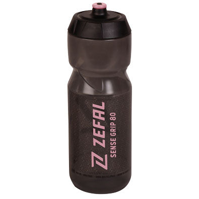 Bidon Zefal Sense Grip 80 Smoked Black / Rose – 800 ml – Grande Capacité, Confort, Sans BPA
