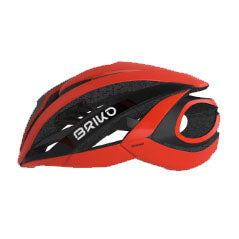 CASQUE QUASAR NOIR ET ROUGE BRIKO M 53/58CM INMOLD