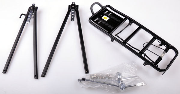 Porte-Bagages Arrière Vélo Réglable – Aluminium – 24" à 28" – Charge Maxi 25 kg