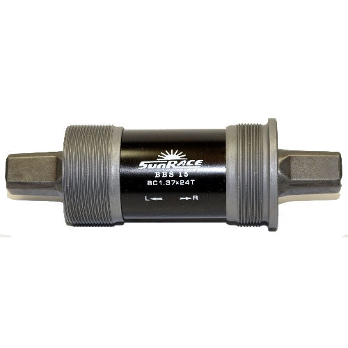 Boîtier de Pédalier SunRace 129 mm – BSA 34,8 mm – Largeur 68 mm – Axe Carré JIS