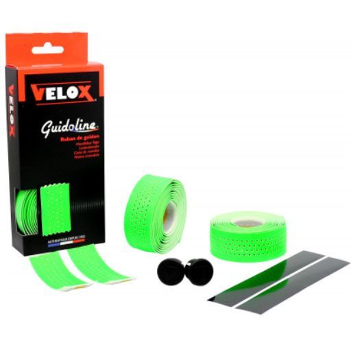 Ruban de guidon Guidoline Fluo Grip – Vert fluorescent antidérapant