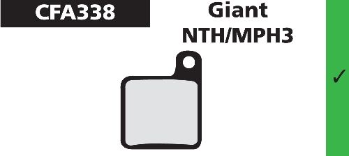 Plaquettes de frein vélo Giant NT MPH3 – Modèle EBC – Freinage puissant et endurant