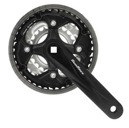 Photo de PEDALIER 24X34X42 SUNRACE 170mm 7 / 8 V par SUNRACE