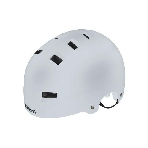Photo de Casque BMX Explorer Blanc Uni taille M (54-58 cm réglable) – Casque adulte léger et résistant, norme CE EN 1078 par GES