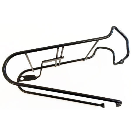 Porte-Bagages Avant Vélo Noir – Pour Fourche Suspendue – T433 – Réf. 431 – Universel et Robuste