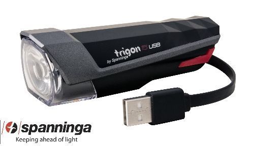 Phare vélo avant SWINGO chrome – Style rétro, à piles, finition brillante