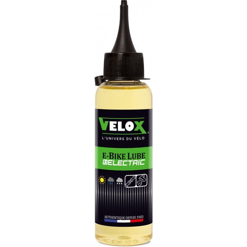 Photo de Huile de Chaîne Spéciale VAE – E-Bike Lube Haute Performance par VELOX
