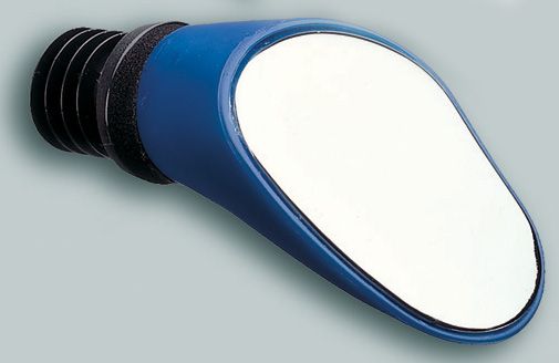 Photo de Rétroviseur Sprintech Course Gauche – Bleu – Large champ de vision, anti-vibration et montage sans outils par SPRINTECH