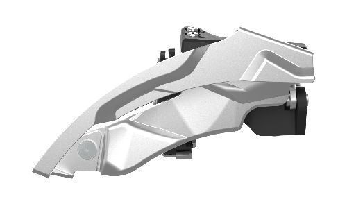 Photo de Dérailleur Avant VTT – Tirage Haut/Bas (TS/DP) – Compatible Tous Diamètres – Triple Plateaux 3x9 Vitesses par SUNRACE