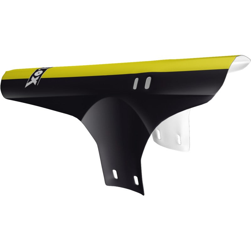Garde-boue avant avec collier – Noir et Jaune – Priplack® résistant et léger – Fixation rapide