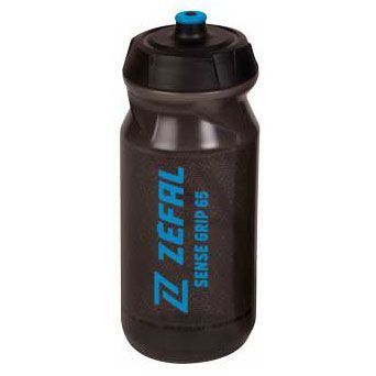 Bidon Zefal Sense Grip 65 Smoked Black / Bleu – 650 ml – Léger, Ergonomique, Sans BPA