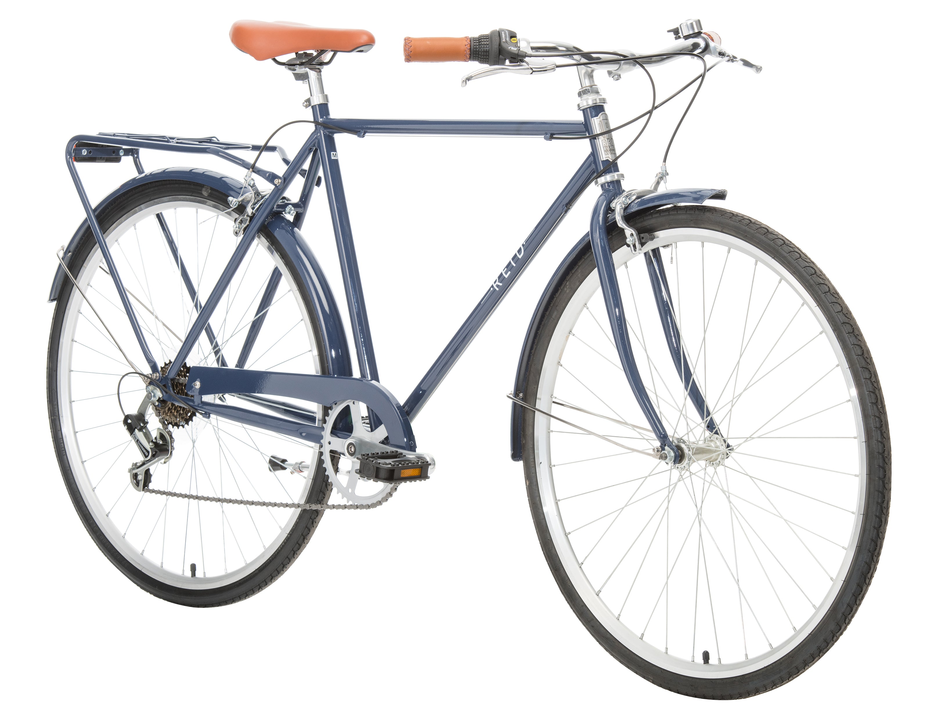 Vélo urbain homme REID Gents Roadster 28" – Navy – Taille M (55 cm) – Style vintage & 7 vitesses
