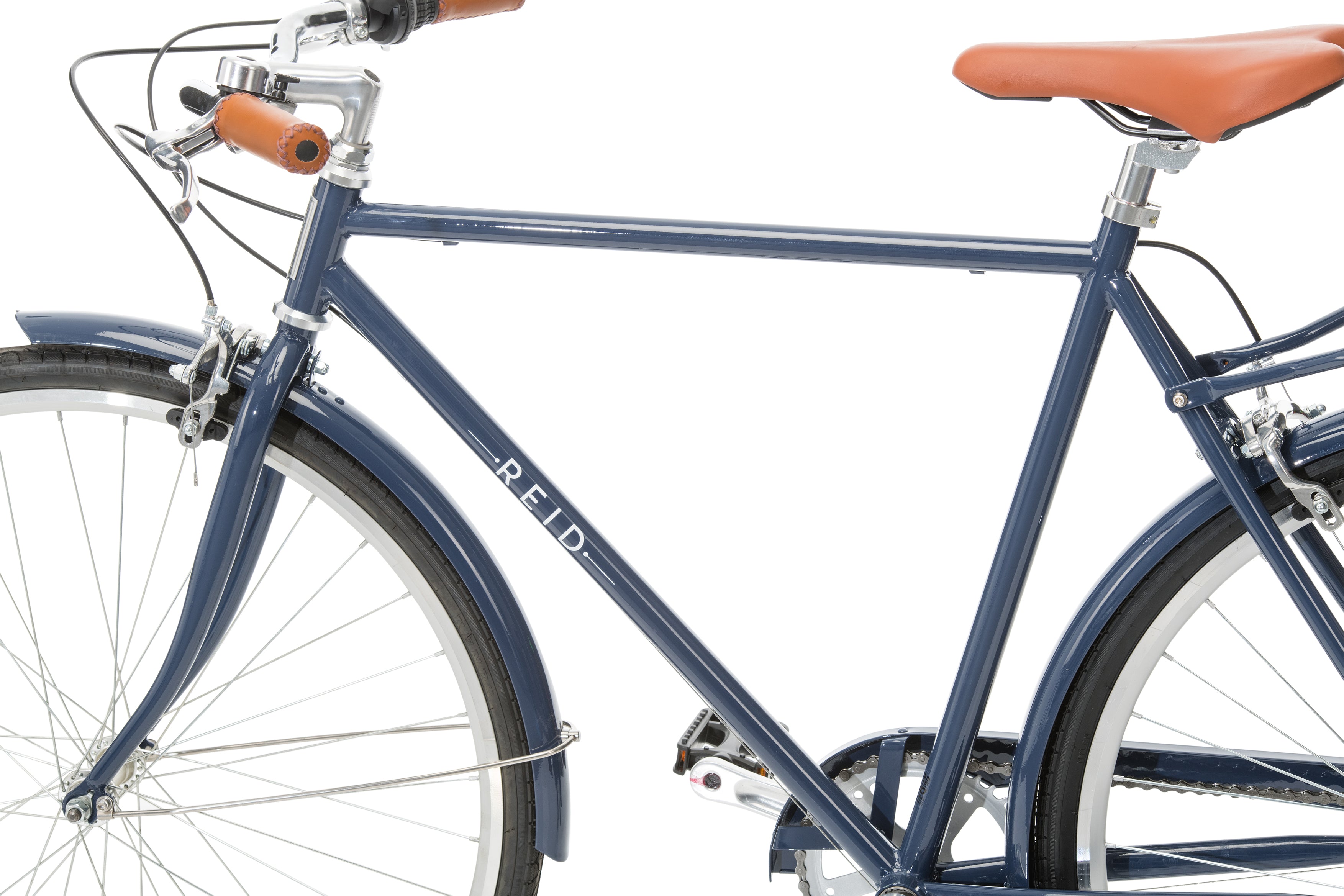 Vélo urbain homme REID Gents Roadster 28" – Navy – Taille M (55 cm) – Style vintage & 7 vitesses