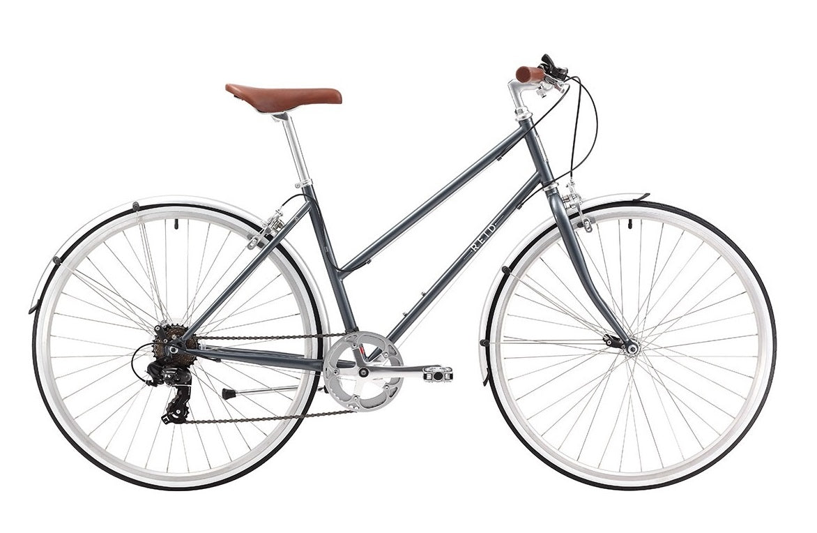 Vélo urbain femme REID Ladies Esprit 28" – Charcoal – Taille M (46 cm) – Style vintage & 7 vitesses