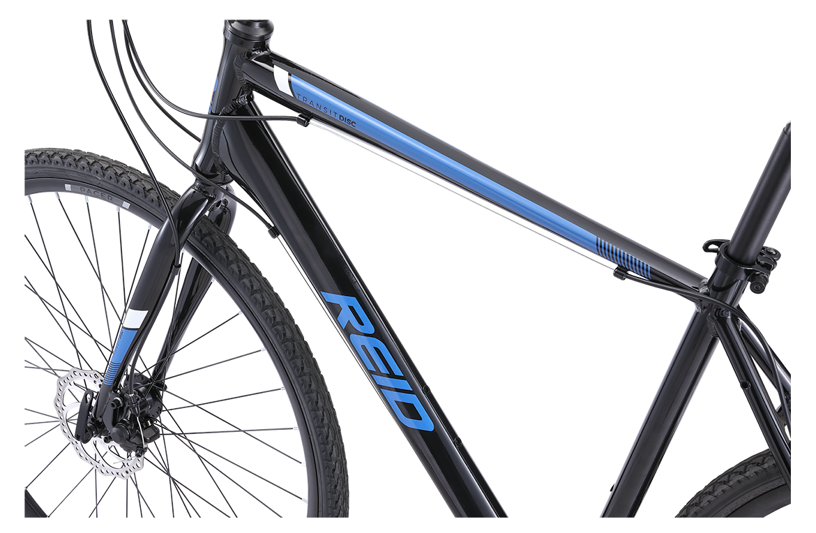Vélo urbain femme REID Transit Disc 28" – Off Noir – Taille L (51 cm) – Freins à disque & cadre WSD