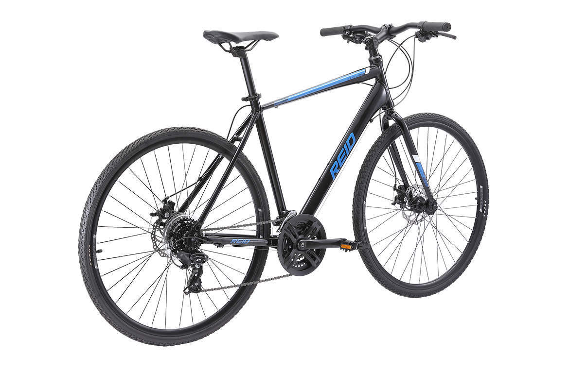 Vélo urbain femme REID Transit Disc 28" – Off Noir – Taille L (51 cm) – Freins à disque & cadre WSD
