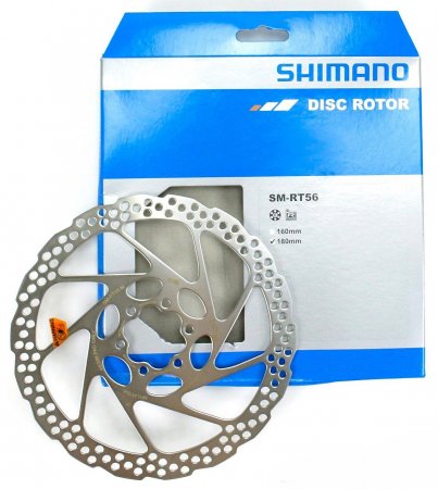 Shimano SM-RT56 – Disque de frein vélo 6 trous 180 mm, fiable et facile à monter
