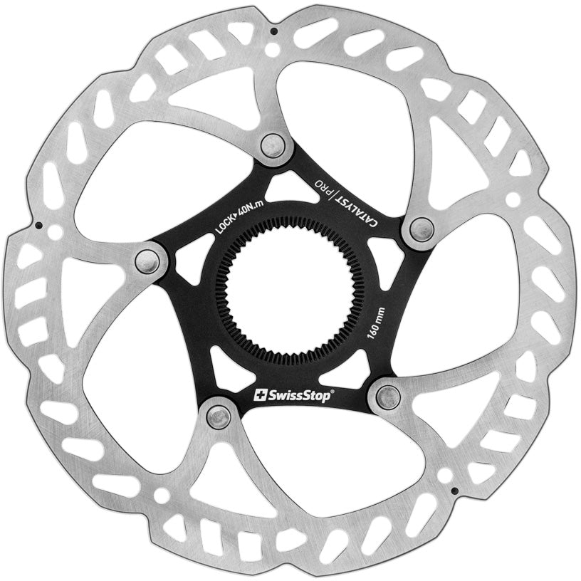SwissStop Catalyst Pro Centerlock – Disque de frein vélo haute performance, approuvé UCI