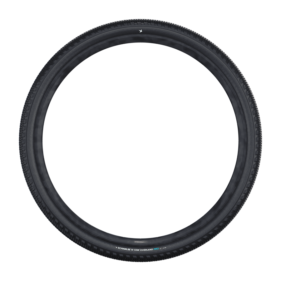 Pneu Schwalbe G-One Overland PRO Evo Super Ground TLE 700x45C (45-622) – Gravel, E-Bike & Bikepacking – ADDIX SpeedGrip 67 EPI – Noir