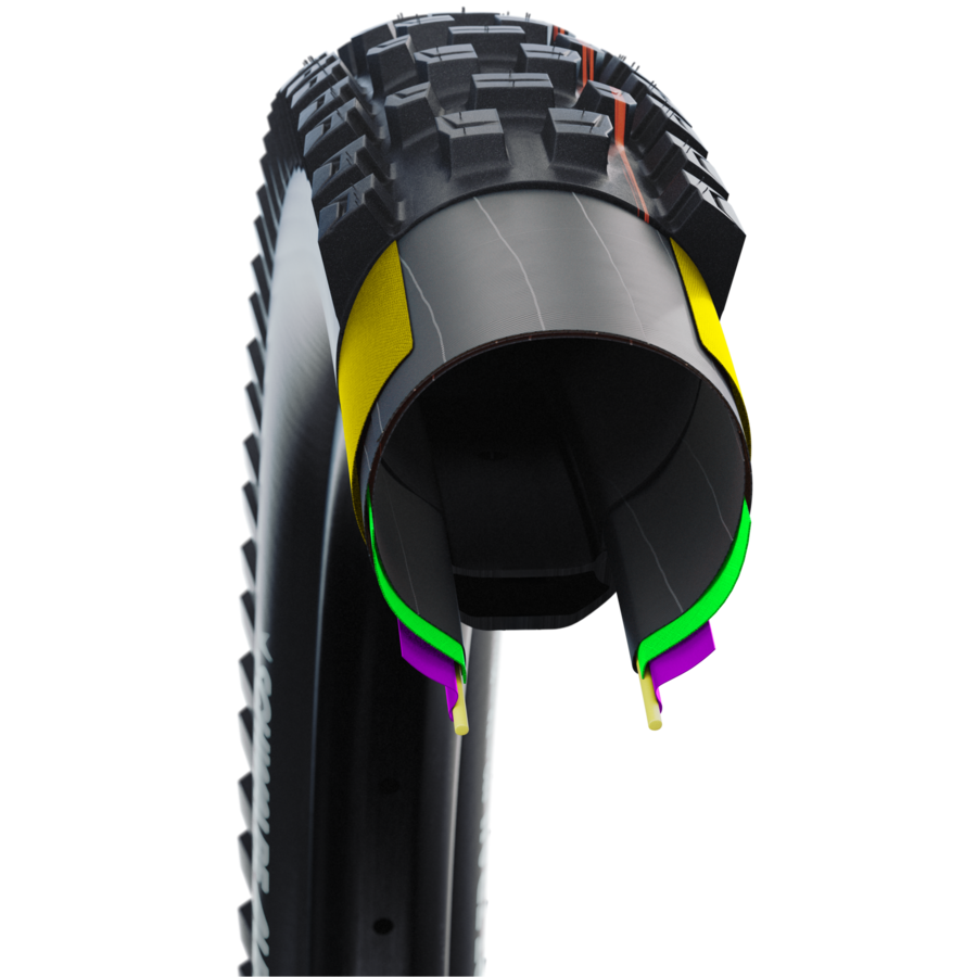 Pneu VTT Schwalbe Albert Gravity Pro Addix Soft 27.5×2.60 (65-584) – Tubeless Ready – E-50