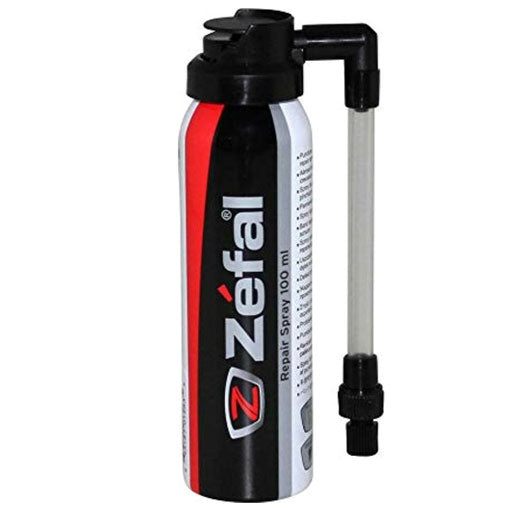 Bombe anti-crevaison Zéfal 100 ml – MTB & E-Bike – Valve Presta/Schrader – Répare et regonfle instantanément