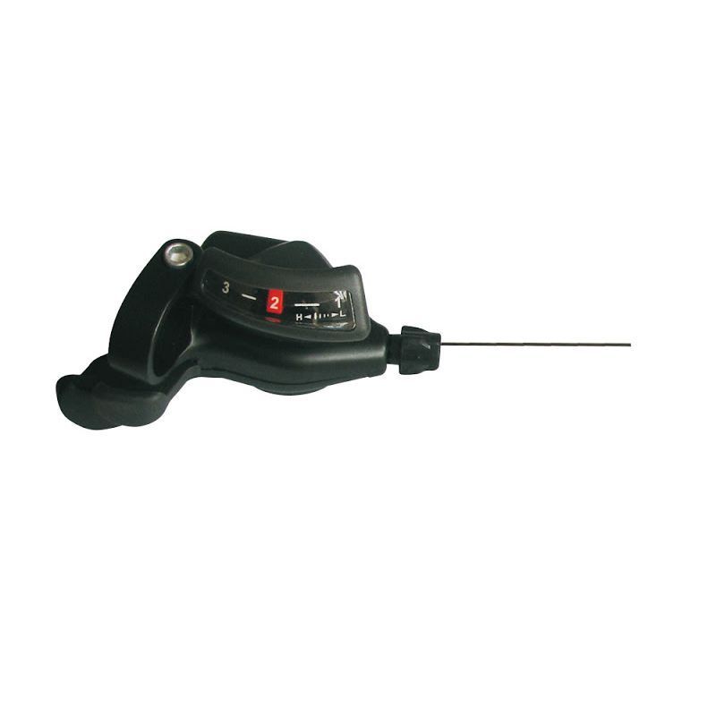 Manette de dérailleur gauche Microshift TSM38-3 – VTT 3 vitesses, compatible Shimano