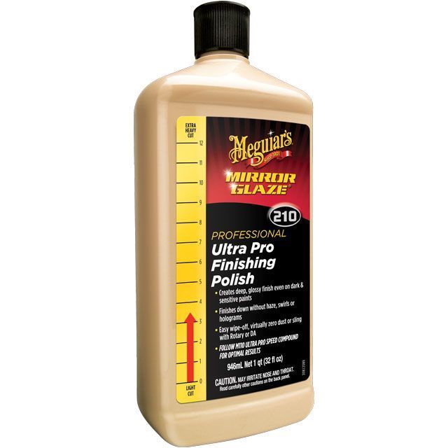 Meguiar's M210 Ultra Pro Finishing Polish 945 ml – Lustrant de finition professionnel, haute brillance, sans hologrammes