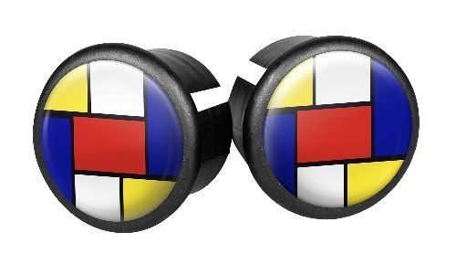 Embouts de guidon route Guidoline – Modèle Mondrian