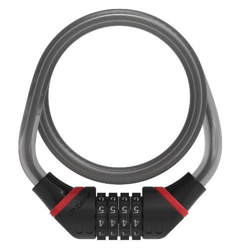 Antivol câble Zefal K-Traz C8 Code – Ø12 mm, 180 cm, sécurité 8/20, combinaison 4 chiffres, montage rapide