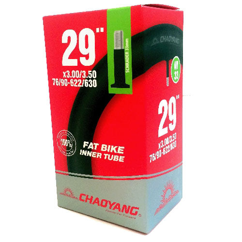 Chambre à air Chaoyang 29" Fat Bike – 3.0/3.5 – Valve Schrader