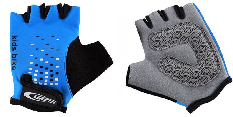 GANTS VELO ENFANT Bleu Taille 5