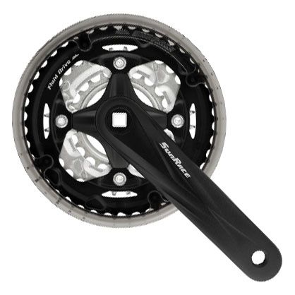 PEDALIER 22X32X42 SUNRACE 170mm 7 / 8 V