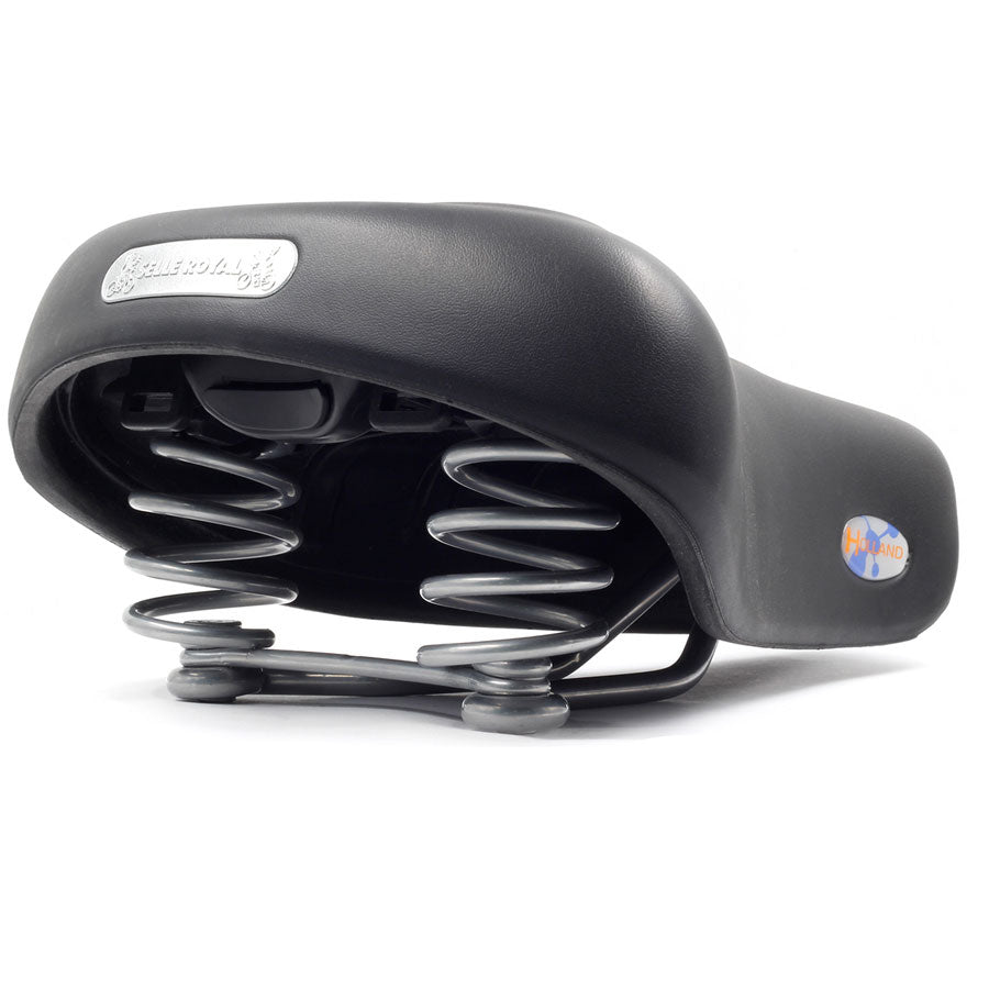 Selle Royal Holland Gel – Relaxed unisexe noire 251 x 221 mm, confort hollandais classique