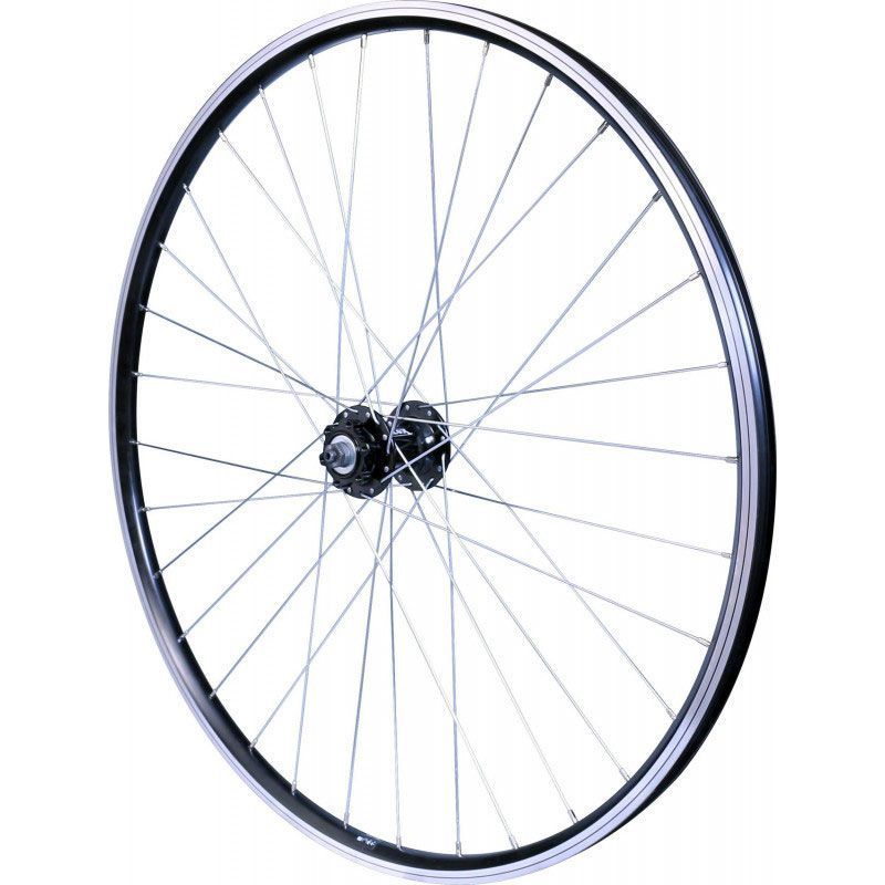ROUE 275" VTT AVANT JANTE ALU DOUBLE PAROI MACH1 ER10 NOIRE FREIN PATIN ou DISQUE MOYEU ALU BLOCAGE RAPIDE